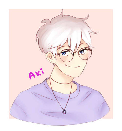 Aki With Glasses 
