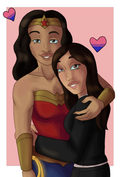 aka-noodleart:More ladies for Femslash February!This time it’s WonderLane because I love this ship, 