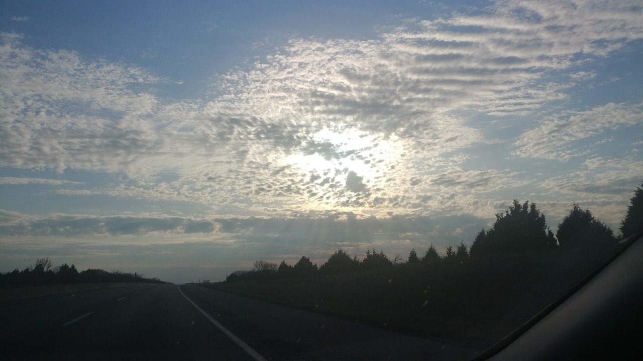 My husband hates driving through Kansas but I love Kansas. The sky is so big and