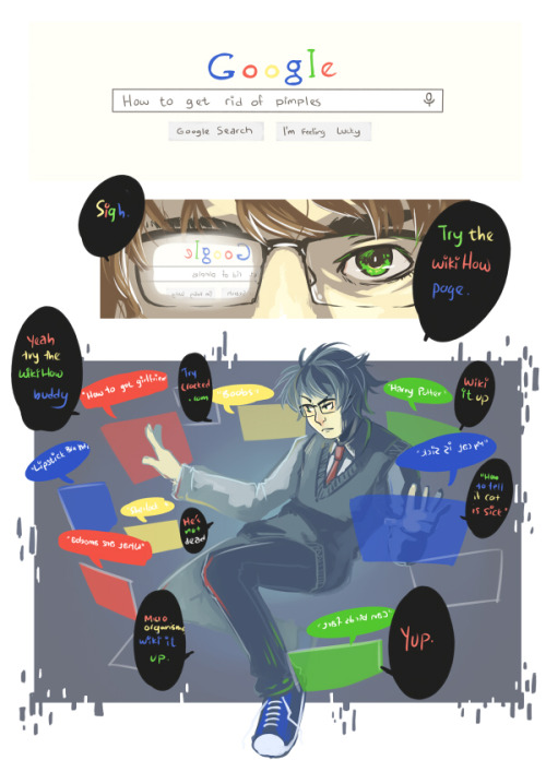 magicalboytrash: kingofbeartraps:I was not prepared for this. why did a comic about google make me s