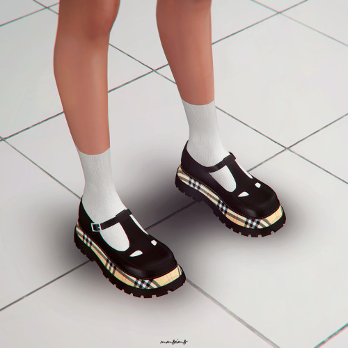 S4CC // MMSIMS Embossed T-bar ShoesDOWNLOADEarly Access / Public release : March 7, 2021 (KST)