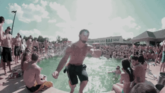 firstclassgreeks:  ECU POOL PARTY 