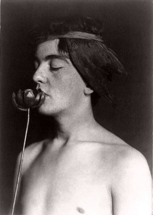 1bohemian: Hypnos c1893 by F Holland Day ca. 1896 The model - Kahlil Gibran