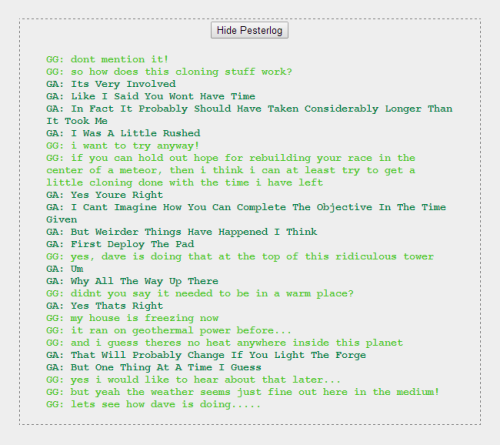 Jade and Kanaya’s 4th-6th convos.