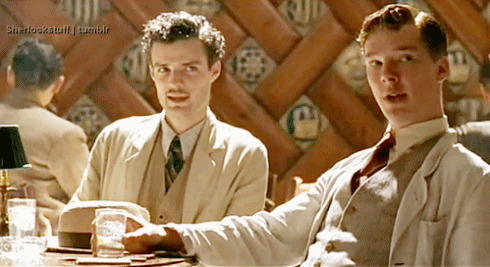 sherlockstuff: Benedict Cumberbatch in Cambridge Spies I’m watching this now so what better ti