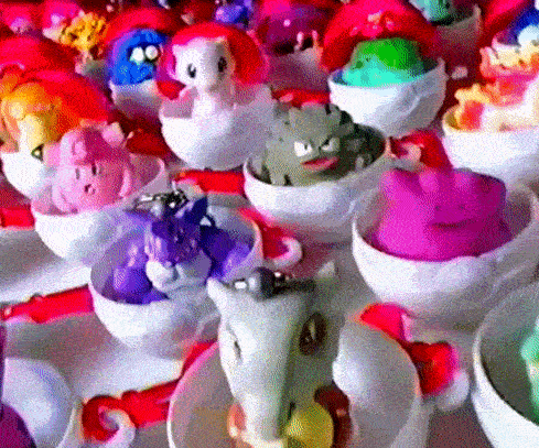 retrogamingblog2: Pokemon Toys from Burger King in 1999