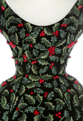 vintagegal:Pierre Balmain couture embroidered cocktail dress, 1955