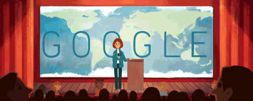 oliviawhen:Ridiculously honored to have been able to do today’s doodle for Sally Ride’s 64th birthda