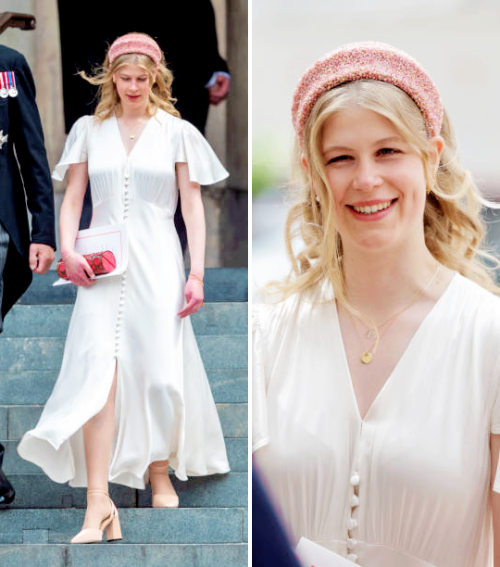  Lady Louise Windsor as she attends the National Service of Thanksgiving at St. Paul Cathedral | Jun