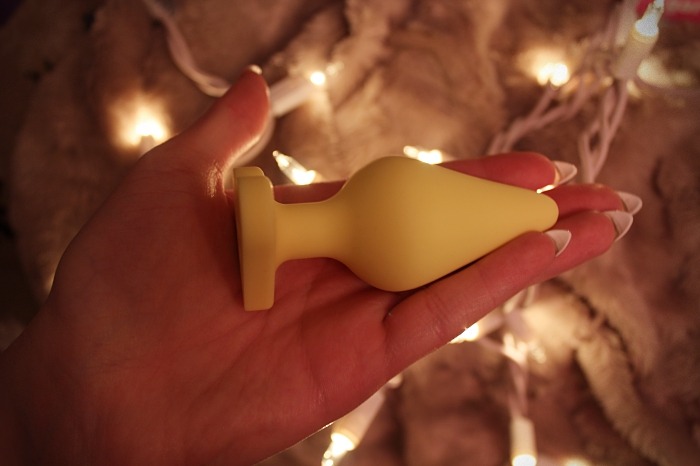 I bought the cutest butt plug today eep