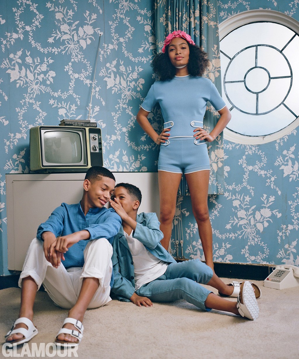 melanatedchyld:  securelyinsecure:  aries0331:Yara Shahidi and her family for Glamour