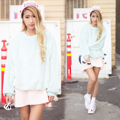 lookbookdotnu:  MINT TO BE  (by Dominique N.)