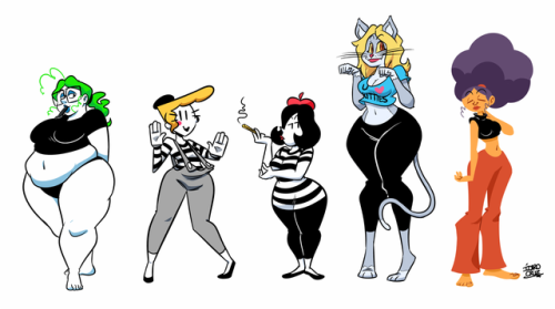 icarocruzart: CHARACTER LINEUP! (still updating)Names adult photos