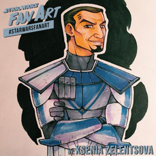 Call him Fives. Ksenia Zelentsova’s Star Wars Fan Art of the clone who knew too much.