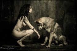 tanyabatofficial:  ME and Wolf &lt;3ph: Simone Angarano 