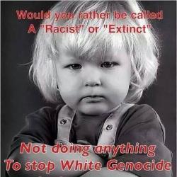 stopwhitegenocide:  Anti-racist is code-word