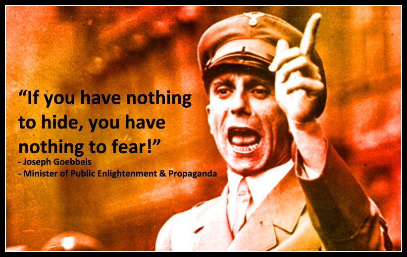 Just Mr Goebbels, what an enlightening fellow.