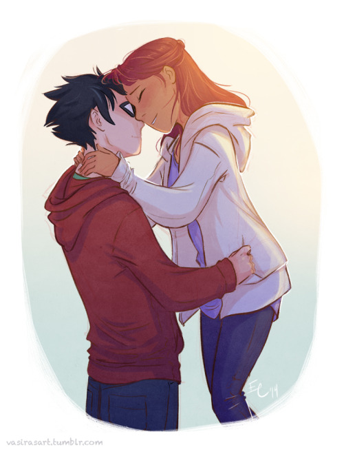 vasirasart: An alien princess and her boyfriend.