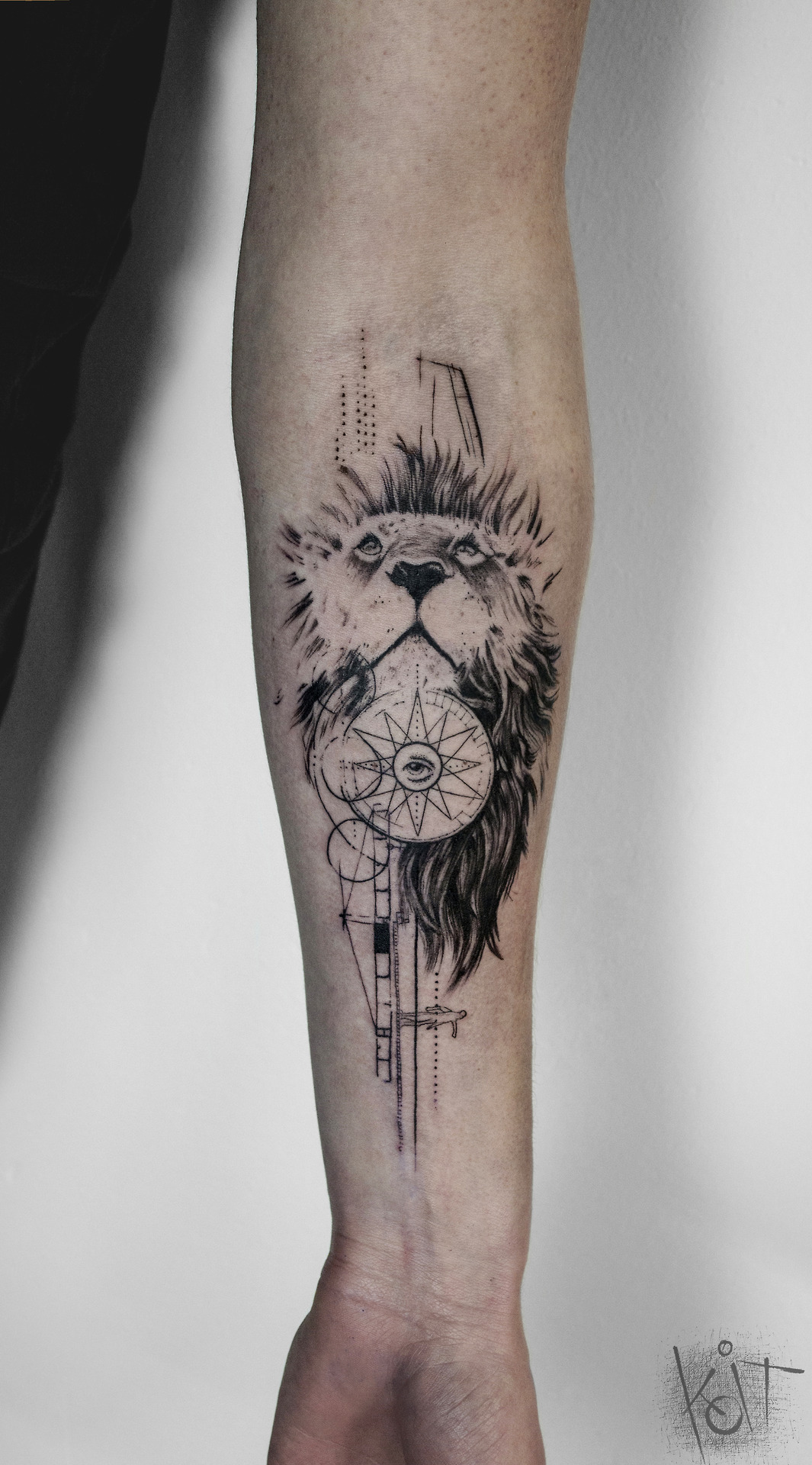 Koit Tattoo Lion Forearm Tattoo By Koit Berlin
