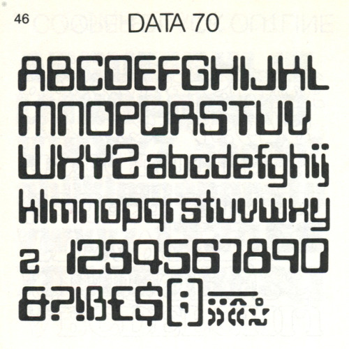 thegroovyarchives: Fun & Funky 70′s FontsFrom the 1979 Letraset Catalog