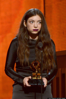 molars-blinking:  LORDE SLAYS YOUR FAVE ONCE AGAIN. 17 YEARS OLD, FOUR GRAMMY NOMINATIONS AND ALREADY WON “BEST POP SOLO PERFORMANCE ” FOR ROYALS.  EVERYONE PRAY THAT SHE PICKS UP SONG AND RECORD OF THE YEAR TOO KTHX picture found here  ♡lordeblog♡