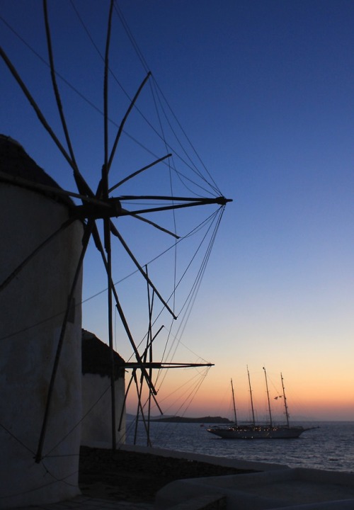 Mykonos, Windmills.