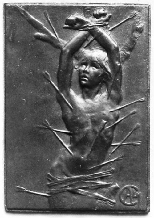 harpij:Alexandre Charpentie, Martydom of Saint Sebastian, c. 1897