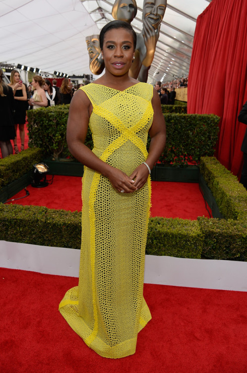 midniwithmaddy:Actresses of Color -  21st Annual Screen Actors Guild Awards Lupita Nyong’o, Viola Da