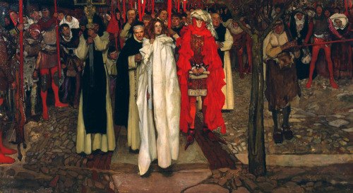 approachingalephnull: Frank Craig (1874 - 1918) 1. La Pucelle, Joan of Arc 2. The Heretic