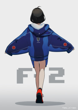 famysiraso: F-2　　  Japanese Fighter 　  Hoodie   JP　  Production site teaser   https://www.parfaite.org/silhouette-teaser 