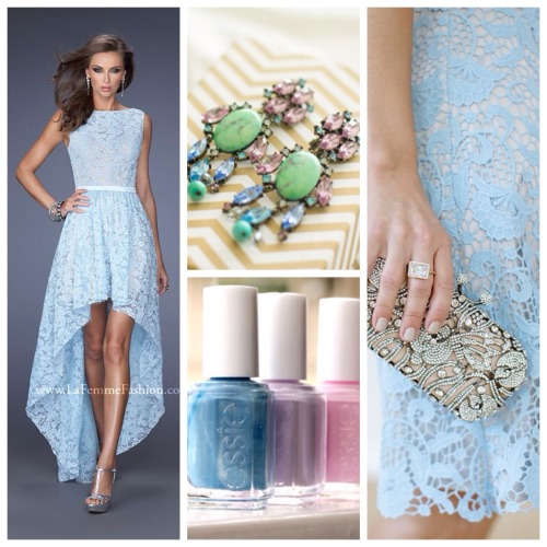 Already looking for a #prom dress? We love this powder blue ensemble! Style 20113 is also available 