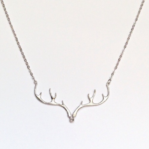 antler necklace // $25