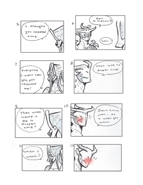 alyx1999: here ya go, the part 2 of the first mini comic I did about Nekros ignoring Oberon. So