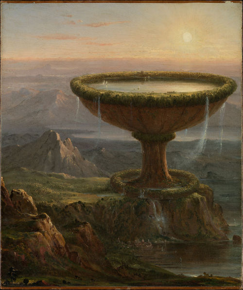 atmospheric-minimalism:  Thomas Cole (American, 1801-1848) - The Titan’s Goblet (1833)