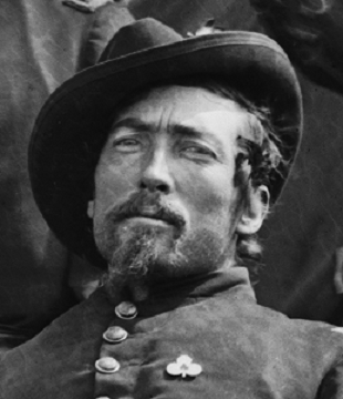 revoltedstates:Veterans of the 63rd New York Infantry, Irish Brigade, June 1865. The Civil War had d