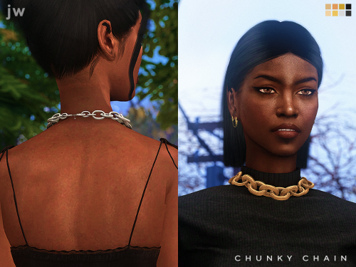 Chunky Chain- new mesh with 8 swatches- specular/normal/shadow maps + custom thumbnails- polycount: 