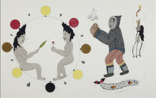 5centsapound:Annie Pootoogook chronicles the realities of contemporary Inuit lifePootoogook’s detail