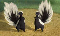 samael:  bogleech:  badcharacterdesign:  the skunks from open season are….something.  oh god I instantly knew just by fucking looking at them that these characters were probably personified like “sassy” woc and I was right.   god I just cannot believe