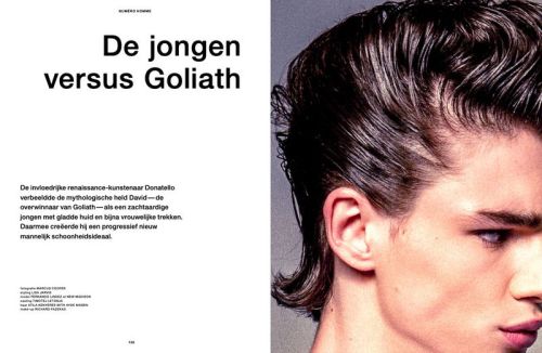 NUMÉRO Homme Netherlands&ldquo;De Jongen Versus Goliath&rdquo; feat. Fernando Lindez by Marcus Coope
