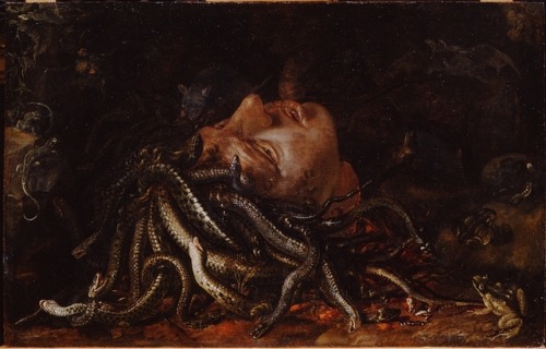 Scuola fiamminga, Testa di Medusa, 1620-1630Walter Pater writes: “some interfusion of the extremes o
