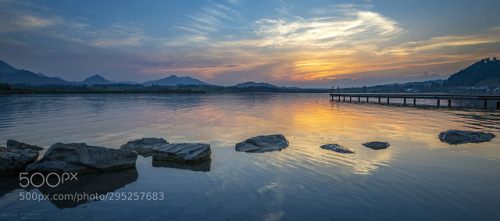 Hopfensee sundown by norlies