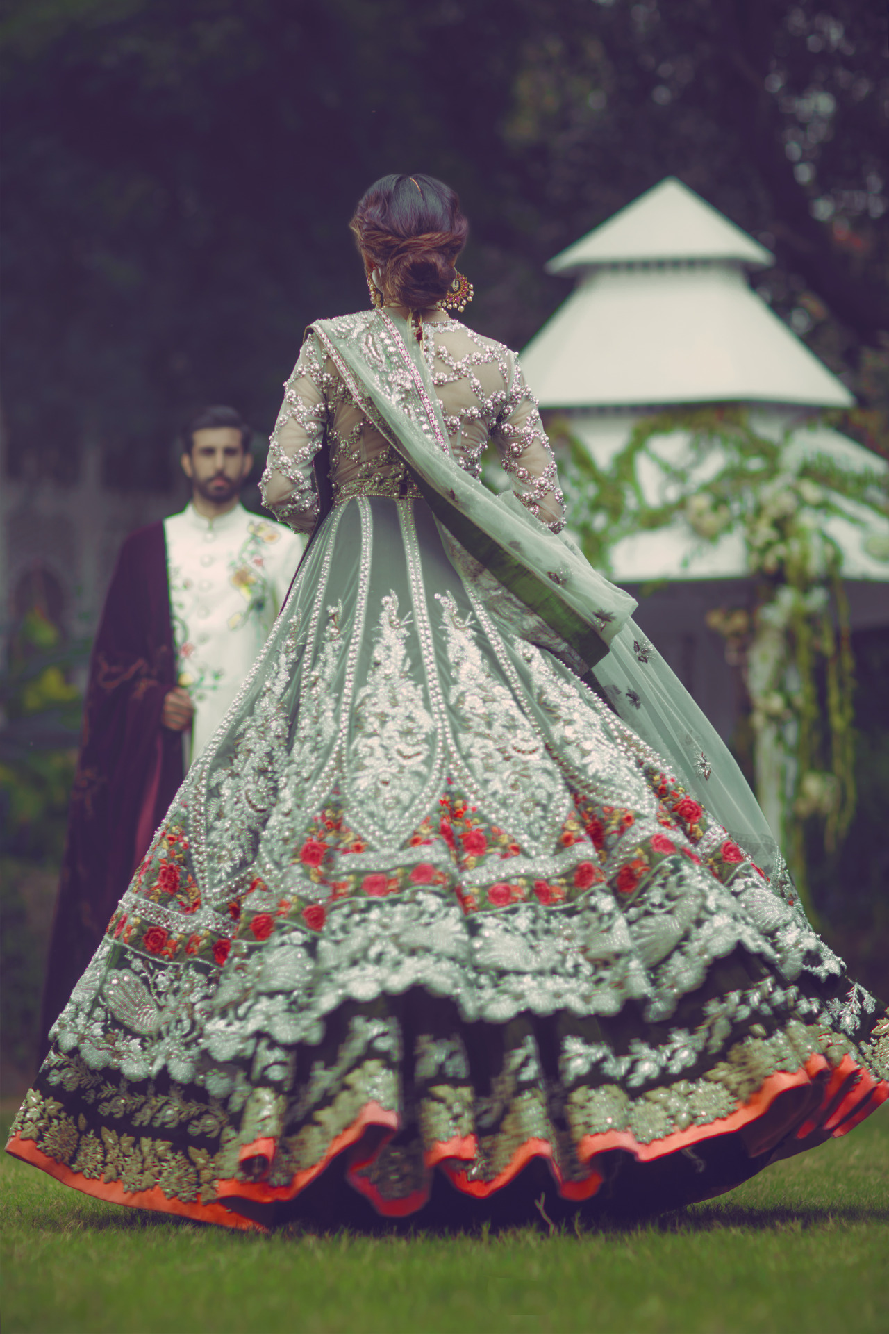 highfashionpakistan:Elan’s ‘Palais Indochine’ bridal collection featuring