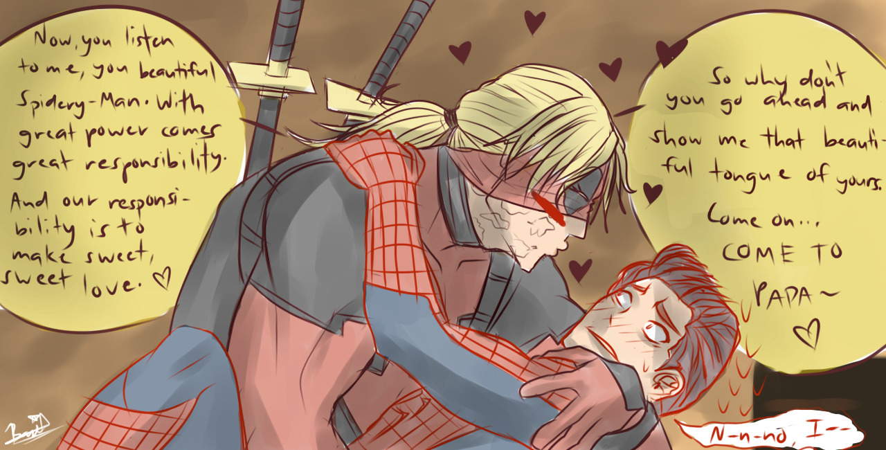 b-tandoodlez:   How The Amazing Spider-Man 2 should have ended.  My Spideypool senses