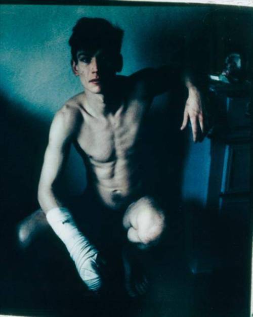 nickblu: Self Portrait (with broken finger), Mark Morrisroe,1984.