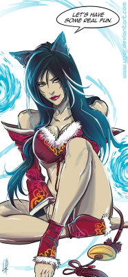 thingrei:  Sexy Ahri by uger