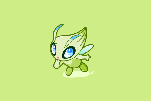 day 10: celebi! | ko-fi | youtube | twitter | commissions | store | twitch | pillowfort |