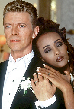 timemcflys:  David Bowie and Iman at their porn pictures