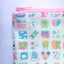 milkbbi:#TBT : details on pencil pouch design i did in *2013 ✨🔍