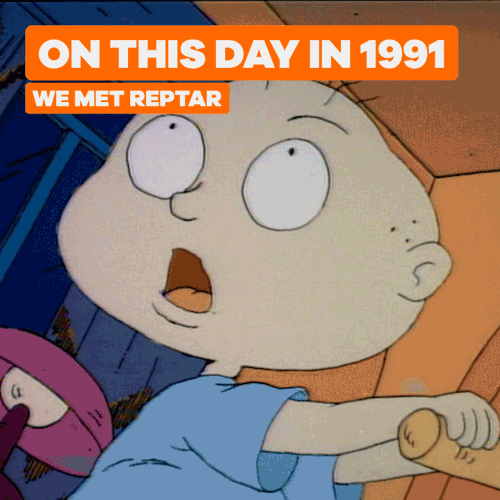 nickanimation:On this day 28 YEARS AGO we met Reptar!