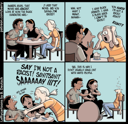 Say I&rsquo;m Not A Racist!If you enjoy these cartoons, please reblog or support them on my Patr